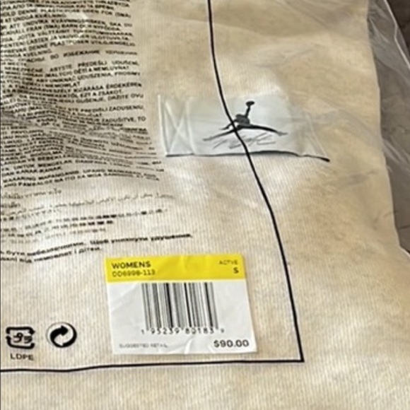 Nwt Air Jordan Cropped Hoodie Slight Oversized Fit Size Small - Picture 14 of 16